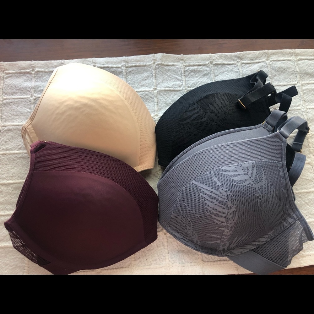 Set of 4 Lively Mesh Back Bras